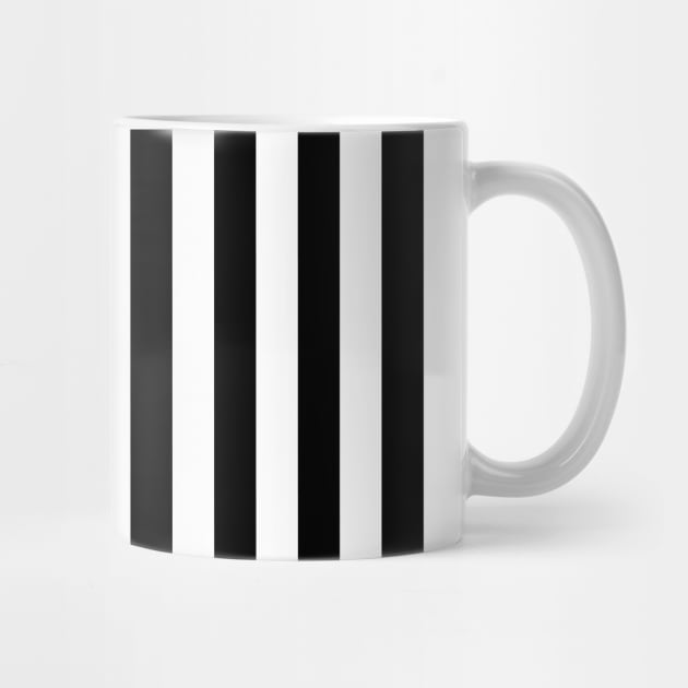 Large Black and White Cabana Stripe by podartist